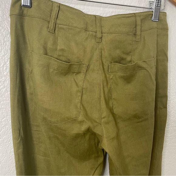 CABI Linen Trouser | Green | Size 2 - Picture 8 of 11